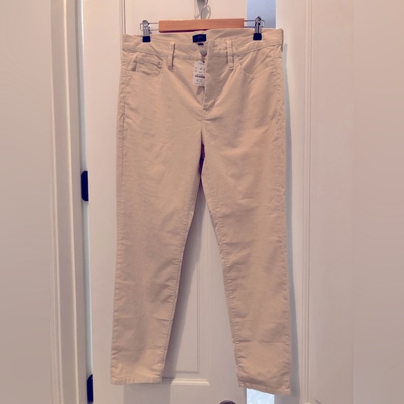 J. Crew Factory Pants - Bone White Corduroy Vintage fit pants
